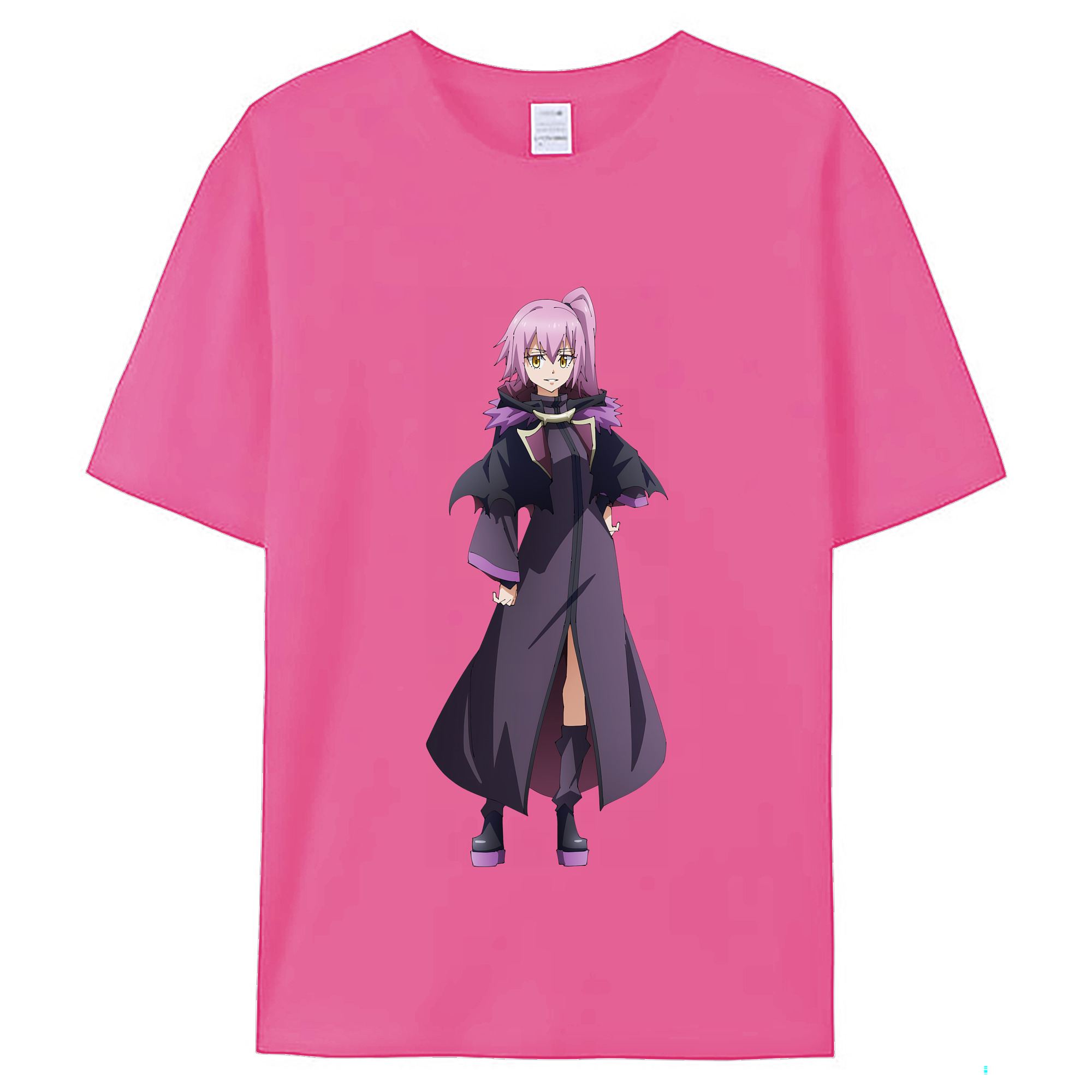 （画像用） 転スラ Regarding Reincarnated to Slime レディースカジュアルプリントTシャツ（綿100％）